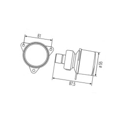 Lampa kierunkowskazu 2BA008221001 Hella 4082300148534