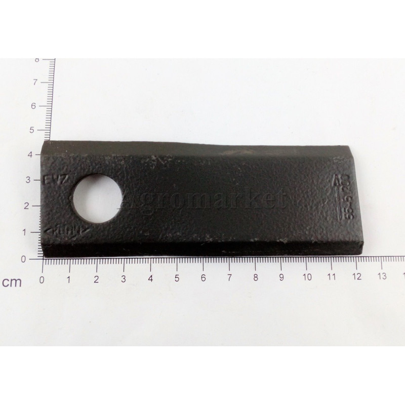 Nożyk lewy 122x45x4 fi-18.25