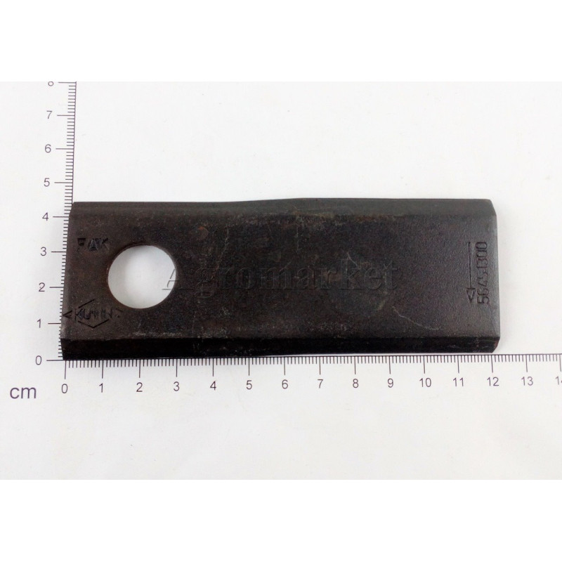 Nożyk prawy 122x45x4 fi-18.25