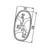 Klosz lampy zespolonej tylnej Hella 9EL343142001