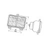 Reflektora Same 0.007.5269.0/10 Cobo 05.313.000,