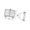 Reflektora Massey Ferguson 1693944M93 Cobo 05.291.000
