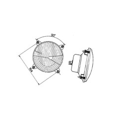 Element optyczny reflektora 05567000 Cobo 8716106728732