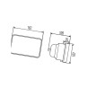 Reflektor drogowy John Deere AL75338 Hella 4082300027617