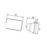 Element optyczny reflektora 1AB003177071 Hella 4082300027600
