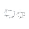 Element optyczny reflektora Fendt G930900020010- Hella 1AB008888051
