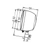 Reflektor 166mm, R2/T4W Hella - JOHN DEERE