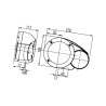 Lampa zespolona, prawa 1E3996160001 Hella 9002920108638