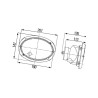 Reflektor Case 84179527, Claas 0005987980, John Deere AN303803 Hella 9002920112833