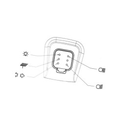 Frontlamp right multifunctional