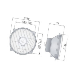 Head lamp H4
