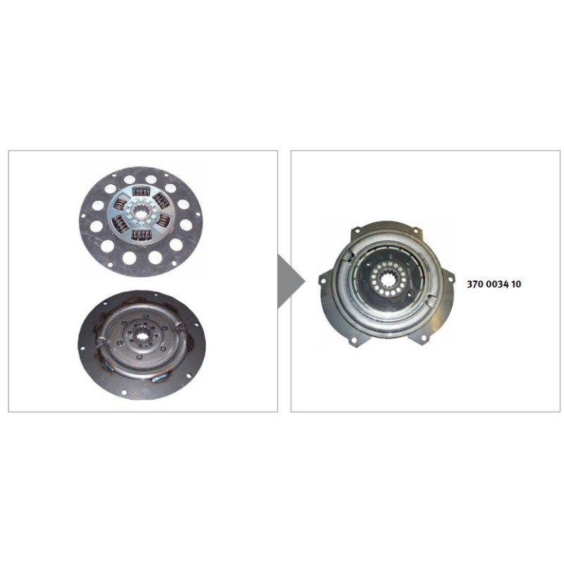 Case 347952A1 Tłumik drgań sprzęgła D354 Z13 38,3/45,6 LUK Ergis 4005108260499