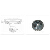 Case 5187958 Tłumik drgań sprzęgła D262 Z14 35/40 LUK 370008410 Ergis 4005108555144
