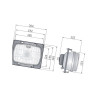 Head lamp unit H4