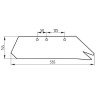 Lemiesz, leyw 16" 093139 pasuje do Fraugde Mølbro 5700030884810