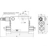 Zawór obrotu pługa dla siłowników 60-80 mm VRA SA, V0280 Oleodinamica Marchesini 5700037707266