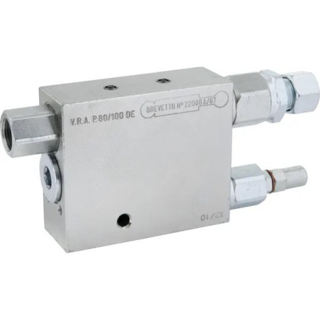 Zawór obrotu pługa dla siłowników 80-100 mm VRAP DE, V0300 Oleodinamica Marchesini 5700037707228