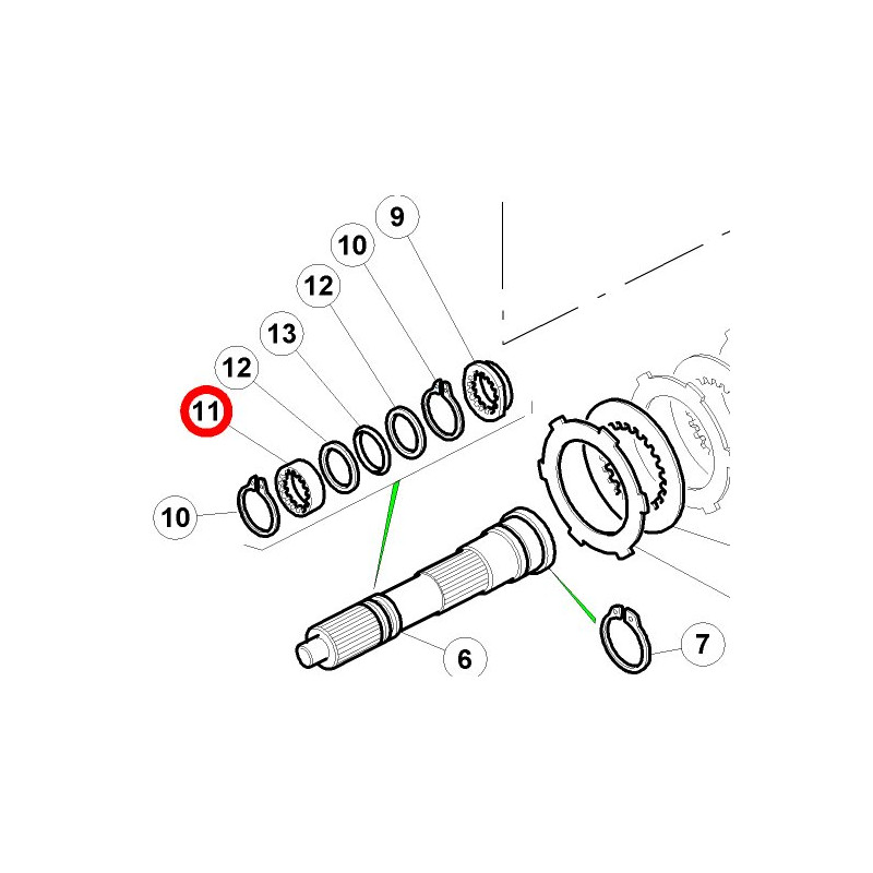 Mufa sprzęgła hydraulicznego 6005026946