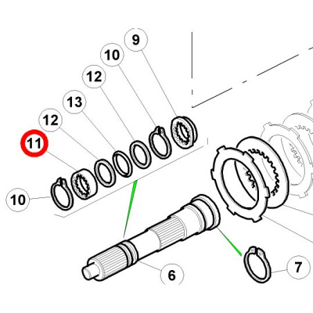Mufa sprzęgła hydraulicznego 6005026946