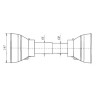 Osłona wałka LFMR BA-4/7 1010mm fi pierścienia 50mm