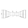 Osłona wałka LFMR BSS-5/7 1010mm  fi pierścienia 63,5mm
