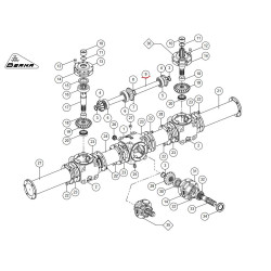 Wał adaptera L-710mm SRT8/1800-540