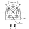 Silnik hydrauliczny 40cm3/obr SMM 2,2KW 500obr/min fi 16mm gopart 8719607280389