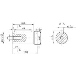 Silnik hydrauliczny 160cm3/obr SMS 14,0KW 470obr/min fi 32mm gopart 8719493059144