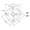 Silnik hydrauliczny 100cm3/obr SMS 16,0KW 750obr/min fi 32mm gopart 8719493059120