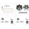 Docisk sprzęgła D310/310mm Z XGW6 LuK 631031409