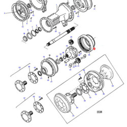 Massey Ferguson 516389M2 Uszczelka 315/325mm zwolnicy Kramp 8716106903948