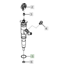 Oring wtryskiwacza R516647