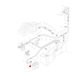 Massey Ferguson 33811115 Uszczelka gumowa układu paliwa 6,14x9,12x6mm Kramp 8716106904754