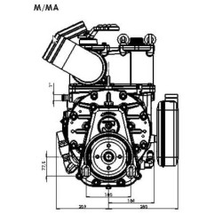 Pompa próżniowa z napędem hydraulicznym 15270 l/min z automatycznym smarowaniem i balastem B.P.