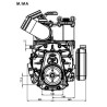 Pompa próżniowa z napędem hydraulicznym 15270 l/min z automatycznym smarowaniem i balastem B.P.