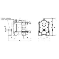 Pompa BR-EVO 38m³/h pulley B.P.