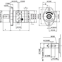 Silnik hydrauliczny BP BG315