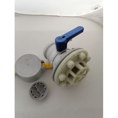 Zawór kulowy 2-drożny grodziowy Camlock 3" używany - 621C8260 Arag 8026834090514