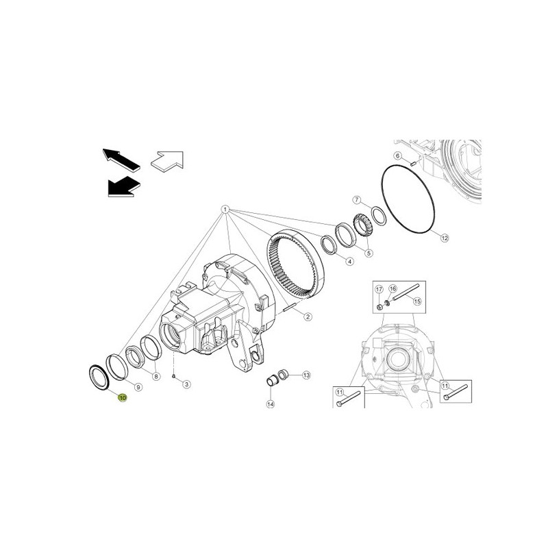 Uszczelniacz oleju 0011475650 Claas 0011475650