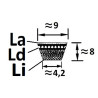 Pas klinowy 9x1891mm Ld