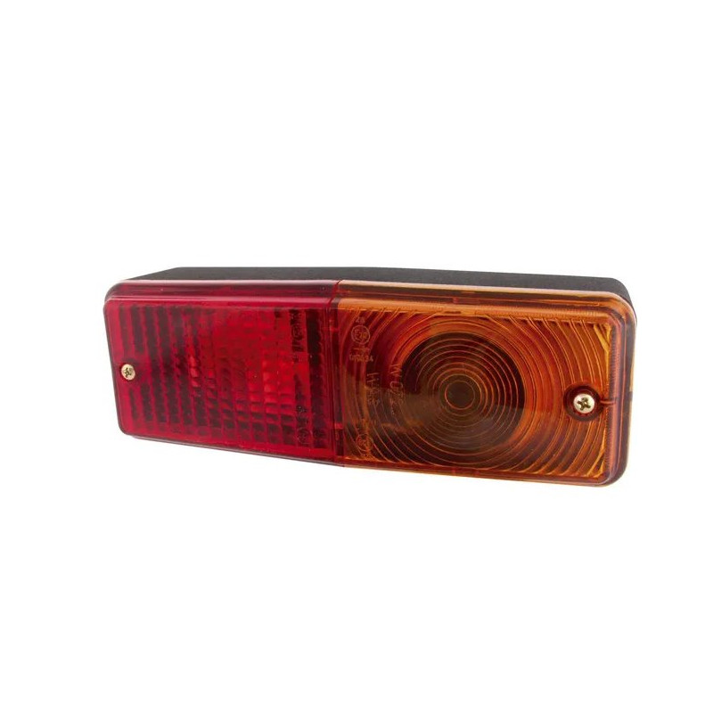 Lampa tylna zespolona, prostokątna, 12/24V pomarańczowa/czerwona, przykręcana