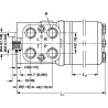 Orbitrol 630 OSPL-LS, Danfoss 150-7107, 4x1/2"BSP