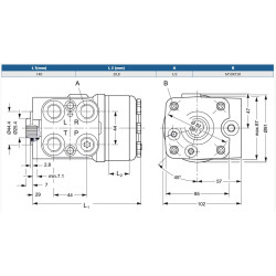 Orbitrol 160 OSPC-ON, Danfoss 150N-1282, 225/ 170 bar