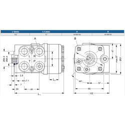 Orbitrol 100 OSPC-OR, Danfoss 150N-1222, Danfoss 150/ bar