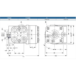 Orbitrol 80 OSPC-ON, Danfoss 150N-1008, 225/170 bar