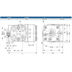 Orbitrol 160 OSPC-ON, Danfoss 150N-1180, 225/ 170 bar