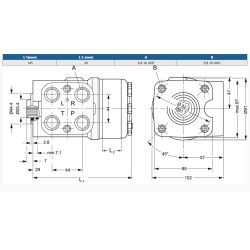 Orbitrol 200 OSPB-ON, Danfoss 150-0029, 280/210 bar