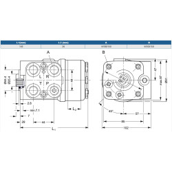Orbitrol 200 OSPC-CN, Danfoss 150-0176, 225/170 bar