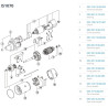 Rozrusznik Claas Ares 7700067836, RE504807, AL81154 - Mahle IS1070 Kramp 8719493088649