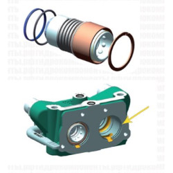 Wkład szybkosprzęgu 1/2 KIT5DCPVA08 Faster 2400-AL213391